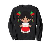 Authentic Mexican Handmade Traditional Rag Doll "Marías Sweatshirt