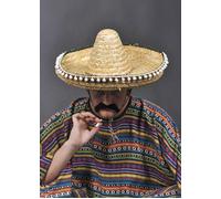 Authentic Mexican Straw Sombrero