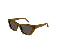 Authentic Mica Glasses with Premium Quality - unisex - Saint Laurent - Sunglasses - Brown - 55 MM - Accessories 55 MM