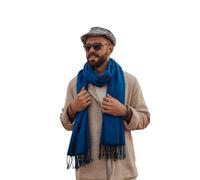 Authentic Moroccan Tuareg Scarf - Handwoven & Naturally Dyed Cotton 1.9m // 74 inches
