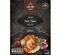 Authentic Pad Thai Paste by Mae Jum | 1 pack x 70g | Stir Fry Pad Thai | Up to 6 Servings per Pack | 100% Natural | Vegan Paste | Gluten Free