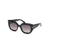 TOM FORD FT1192 SALTZMAN 01B Woman Sunglasses Acetate Black Smoke Butterfly Normal