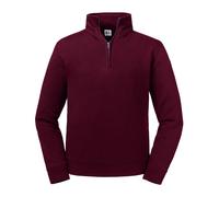 Authentic Quarter Zip Sweatshirt Russell Burgundy M