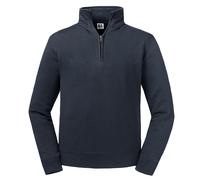 Authentic Quarter Zip Sweatshirt Russell Navy XXXL