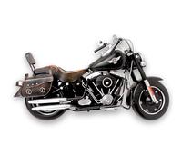 Authentic R & M Motorbike Model Motorcycle Vintage Home Office Collectible Décor Dad Mum Gift, Retro Biker Ornament, Craft, Classic Desk Decoration, Antique Style (Black)