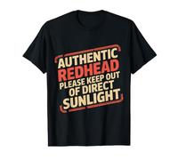 Authentic Redhead Please Keep Out of Direct Sunlight Value Graphic T-Shirt