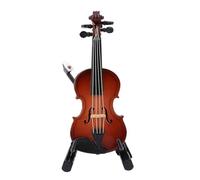 Authentic Small Violin Wood Replicas Decorative Item Craft Decorations for Music Theme Room Decorating Enthusiasts Display Shelf Violin Accessory