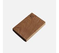 Authentic Solid Wood Sample for Furniture Selection, Natural Red Oak with Walnut Finish, Handcrafted One-Piece Wood Swatch for Texture & Colour Preview (Oak, Walnut Finish)