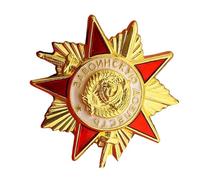 Authentic Soviet Design Alloy Chest Pin Chest Ornament Brooch Corsage for Retro Outfits and Cultural Displays USSR Jewelry