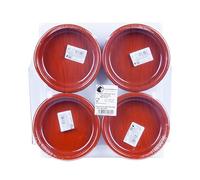Authentic Spanish Rustic Terracotta Tapas Dishes - Cazuela Clay Pans Set of 4 x 16cm for Oven, Stove-Top, Microwave, and Dishwasher