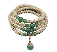 Authentic Star Bodhi Prayer Bead for Daily Practice and Fashionable Layer Stacks Buddhist Prayer Beads Necklace