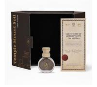 Authentic Temple Mount Sacred Soil Gift Set - Holy Land Gifts from Jerusalem, Expert Certified, Where Jesus Walked, Faith Based Souvenir, Perfect Christian Gifts for Evangelism - Black