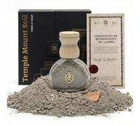 Authentic Temple Mount Sacred Soil Gift Set - Holy Land Gifts from Jerusalem, Expert Certified, Where Jesus Walked, Faith Based Souvenir, Perfect Christian Gifts for Evangelism - Black
