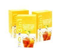 Authentic Thai Tea 3-in-1 Instant Lemon Lime Thai Tea Mix (175g) | Refreshing Citrus Flavour | Quick & Easy Brew | Gluten-Free | 3 Pack