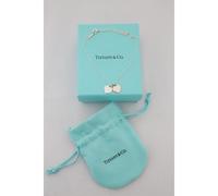 Authentic Tiffany & Co Silver Rubedo Double Pendant Return To Tiffany 16.0"