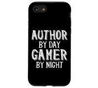 Author By Day Gamer Night Horror Fiction Book Story Writing Case for iPhone SE (2020) / 7/8
