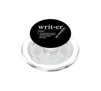 Author Humor creator of fictional problems Romance Mystery PopSockets PopGrip for MagSafe