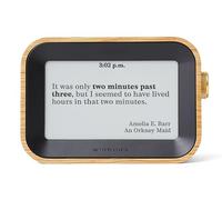 Author Literary Quote Clock - Tells Time Using Book Quotes | Unique Gift for Book Lovers | New Quote Every Minute Clock Vol 1