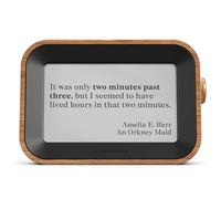 Author Literary Quote Clock - Tells Time Using Book Quotes | Unique Gift for Book Lovers | New Quote Every Minute Clock Vol 1