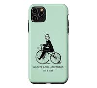 Author R L Stevenson on a Bicycle Funny Cycling Case for iPhone 11 Pro Max
