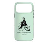 Author R L Stevenson on a Bicycle Funny Cycling Case for iPhone 17 Pro Max