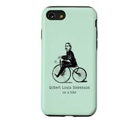Author R L Stevenson on a Bicycle Funny Cycling Case for iPhone SE (2020) / 7/8