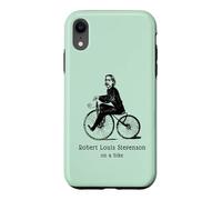 Author R L Stevenson on a Bicycle Funny Cycling Case for iPhone XR
