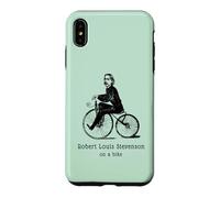 Author R L Stevenson on a Bicycle Funny Cycling Case for iPhone XS Max