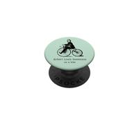 Author R L Stevenson on a Bicycle Funny Cycling PopSockets Adhesive PopGrip