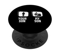 Author Your Son My Son Dad Mom Funny Writer PopSockets Adhesive PopGrip