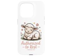Authorized to Rest Hebrews 4:9 Case for iPhone 15 Pro