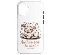 Authorized to Rest Hebrews 4:9 Case for iPhone 16