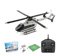 Authticar K160 RC Helicopter, 4 Channels Wltoys EC-145 RC Helicopter with 6G Gyro, Alt Hold, One-Touch Fly, Brushless Motor, Auto Anti-Crash, Beginner Friendly