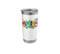 Autism Accept Understand Love Autism Awareness Support Stainless Steel Insulated Tumbler
