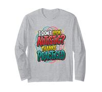 Autism Acceptance Autistic Masking Neurodiversity ASD Long Sleeve T-Shirt