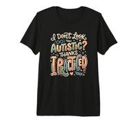 Autism Acceptance Autistic Masking Neurodiversity ASD Premium T-Shirt