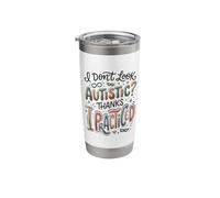 Autism Acceptance Autistic Masking Neurodiversity ASD Stainless Steel Insulated Tumbler