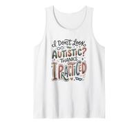 Autism Acceptance Autistic Masking Neurodiversity ASD Tank Top