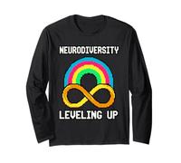 Autism Acceptance Growing Together Floral Infinity Long Sleeve T-Shirt