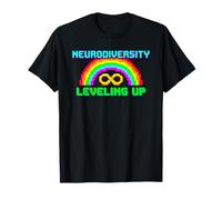 Autism Acceptance Growing Together Floral Infinity T-Shirt