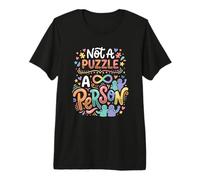 Autism Acceptance Not A Puzzle Autistic Neurodiversity Premium T-Shirt