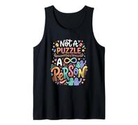 Autism Acceptance Not A Puzzle Autistic Neurodiversity Tank Top