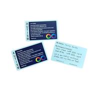 Autism Alert Card - ADHD Awareness Cards Infinity - Write on Cards 3 Pack Secure ID Autism Card Autism ID