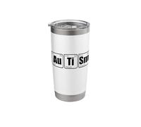 Autism Au Ti Sm Periodic Table of Elements Science Meme Stainless Steel Insulated Tumbler
