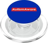 Autism Aware - Autistic Advocate & Neurodiversity Awareness PopSockets PopGrip for MagSafe
