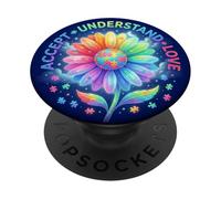 Autism awareness accept understand love PopSockets Adhesive PopGrip