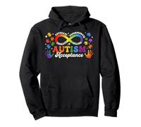 Autism Awareness Acceptance Advocate Educate Include Teacher Pullover Hoodie