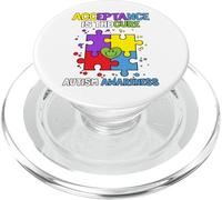 Autism Awareness Acceptance Is The Cure PopSockets PopGrip for MagSafe