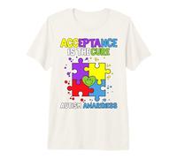 Autism Awareness Acceptance is The Cure Premium T-Shirt