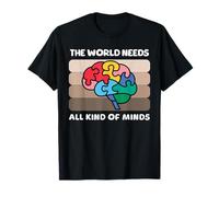 Autism Awareness All Kinds Of Minds Autistic ND Brain T-Shirt